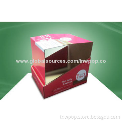 POP Cardboard Shipper Display, Strong/100% Eco-friendly Material/Customized Sizes and Designs